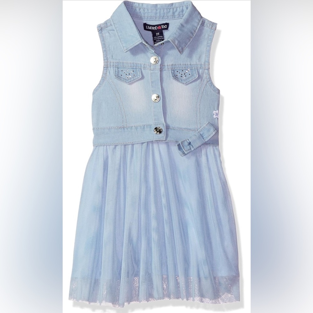 EUC Limited Too Light Blue Denim Dress